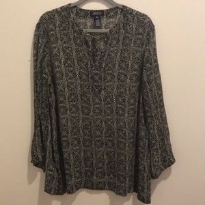 Jones New York Signature Silk Blouse